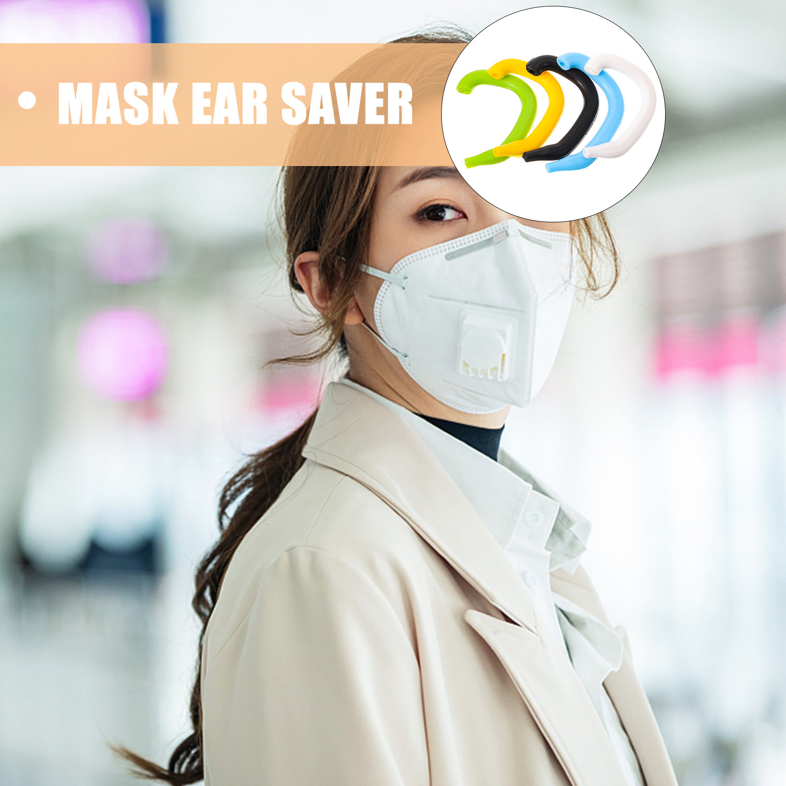 5Pcs Premium Silicone Ear Save - Mask Ear Saver Strap avis et prix