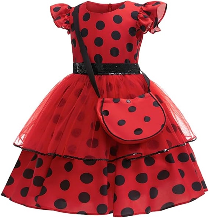 Girls Cosplay Costume Polka Do - Kids Face Mask avis et prix