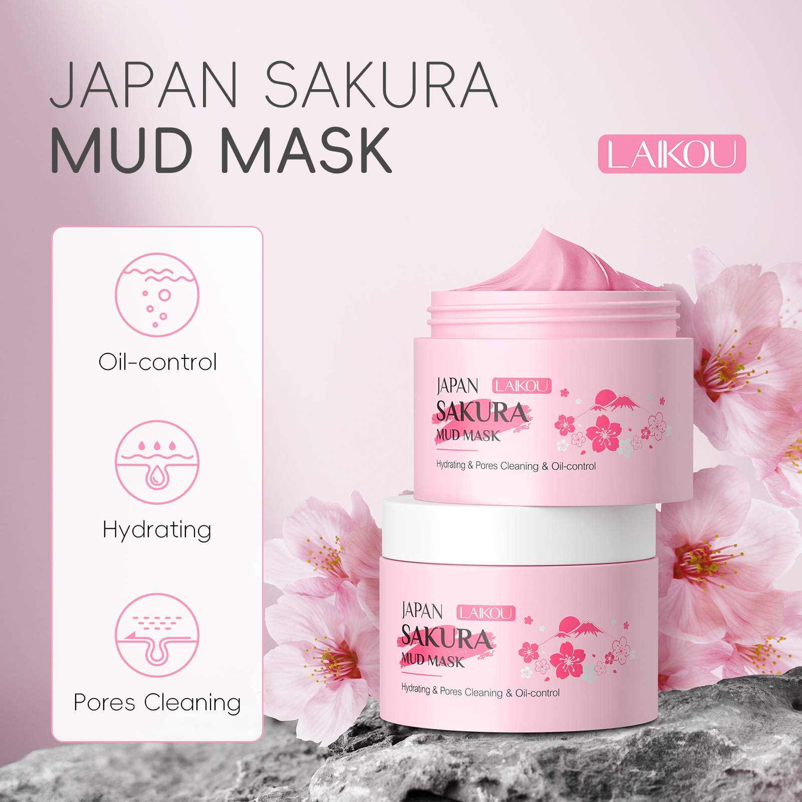 LAIKOU Sakura Clay Mask 25g/90 - Dust Mask Construction avis et prix