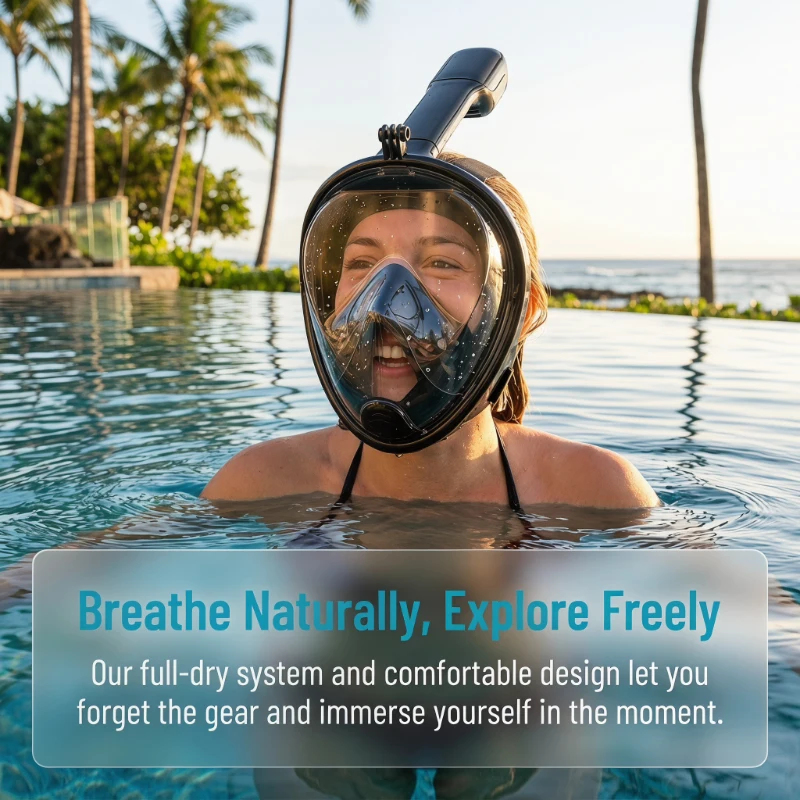 Underwater Scuba Anti Fog Full - Anti Pollution Mask avis et prix