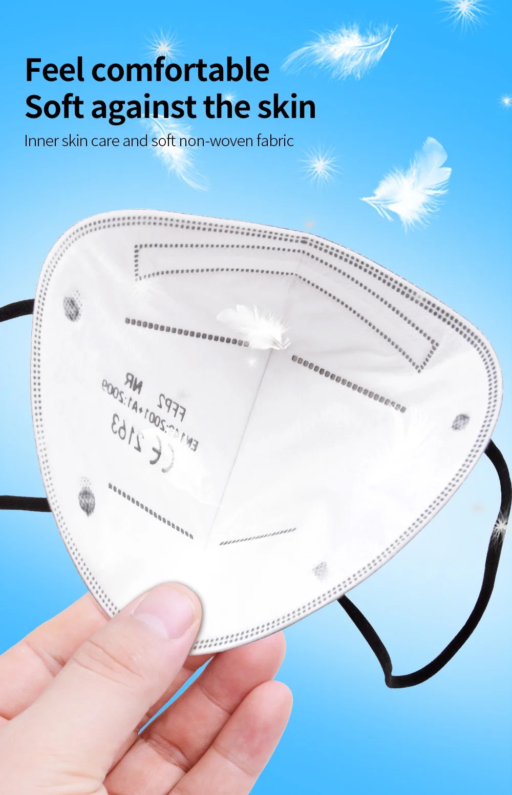 5Layer FFP2 Masks CE Approve K - Black Face Mask Pack avis et prix