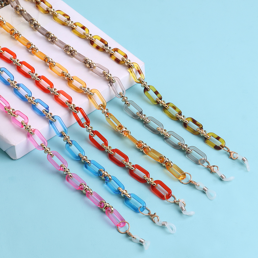 Colorful Transparent Link Acry - Mask Chain Holder avis et prix
