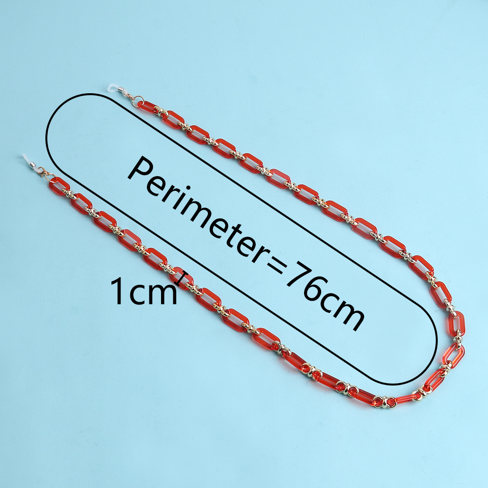 Colorful Transparent Link Acry - Mask Chain Holder avis et prix