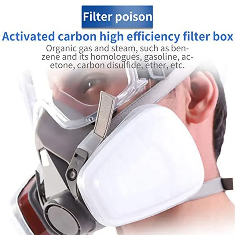 7in1 Gas Proof Half Face Mask  - Respirator Half Face avis et prix
