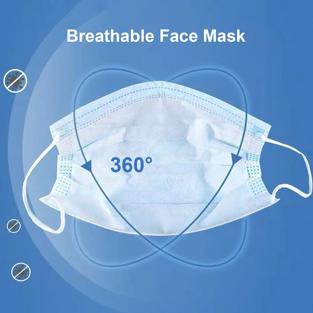 100/200pcs Nipah Virus Persona - Disposable Surgical Mask avis et prix