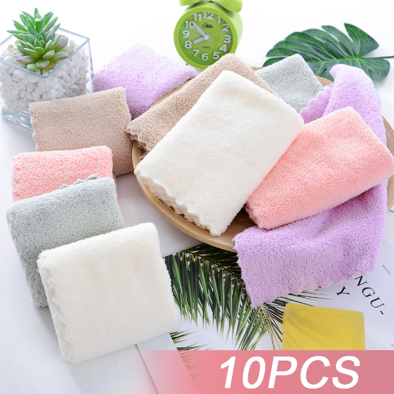10Pcs Thickened Microfiber Hig - Cloth Face Mask Washable avis et prix
