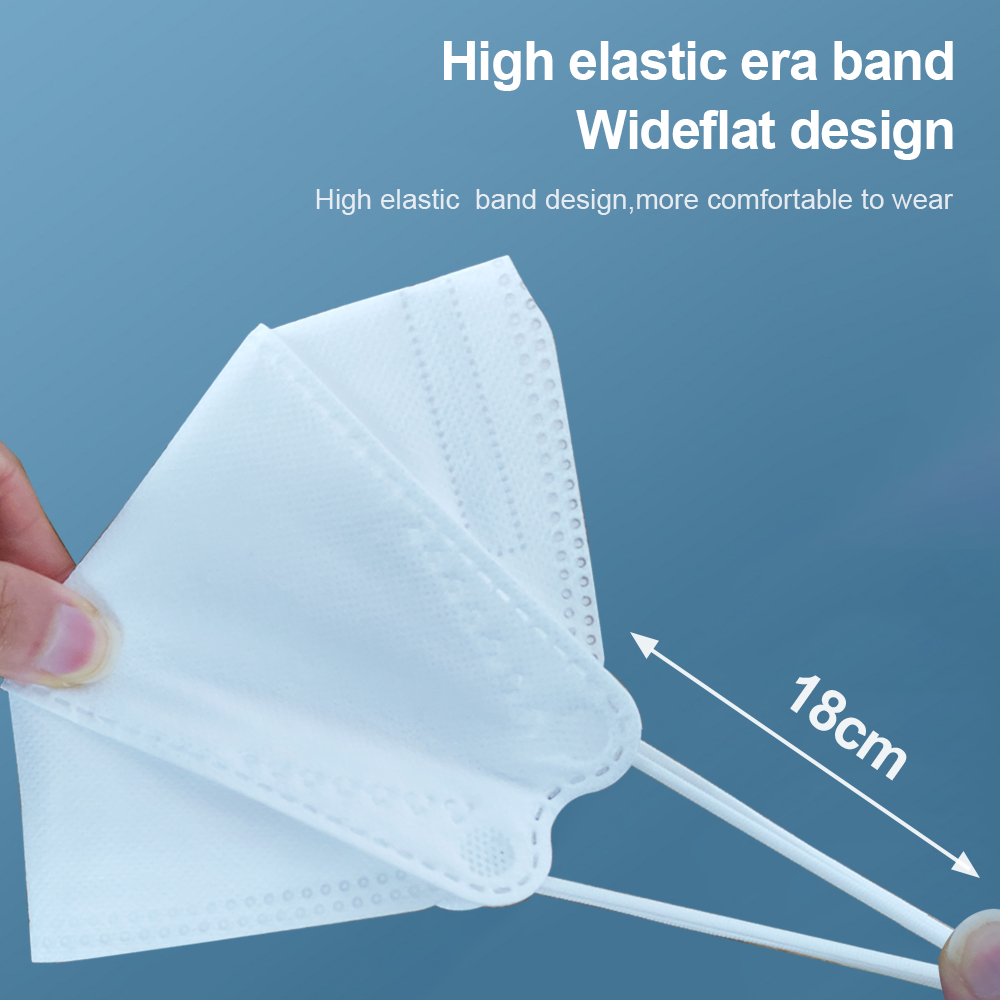 10-200pcs fpp2 fish mask kn95  - Disposable Surgical Mask avis et prix