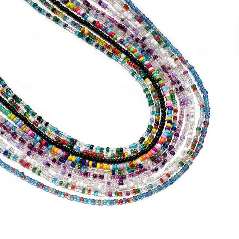 【F】 Colorful Rice Bead Glasses - Mask Chain Holder avis et prix