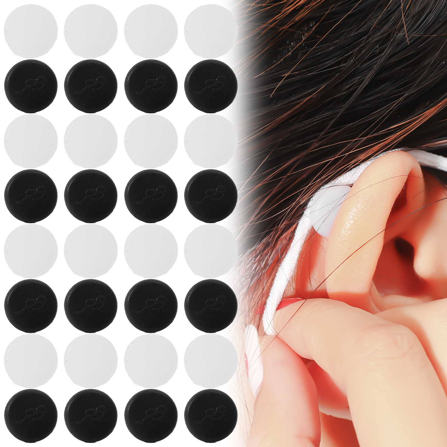 New Round Eyeglasses Mask Ear  - Silicone Mask Bracket avis et prix