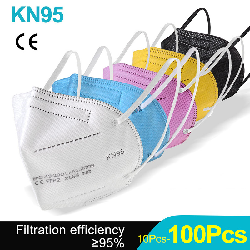 10-100Pcs FFP2 Masks KN95 Masc - Kn95 Respirator Mask avis et prix