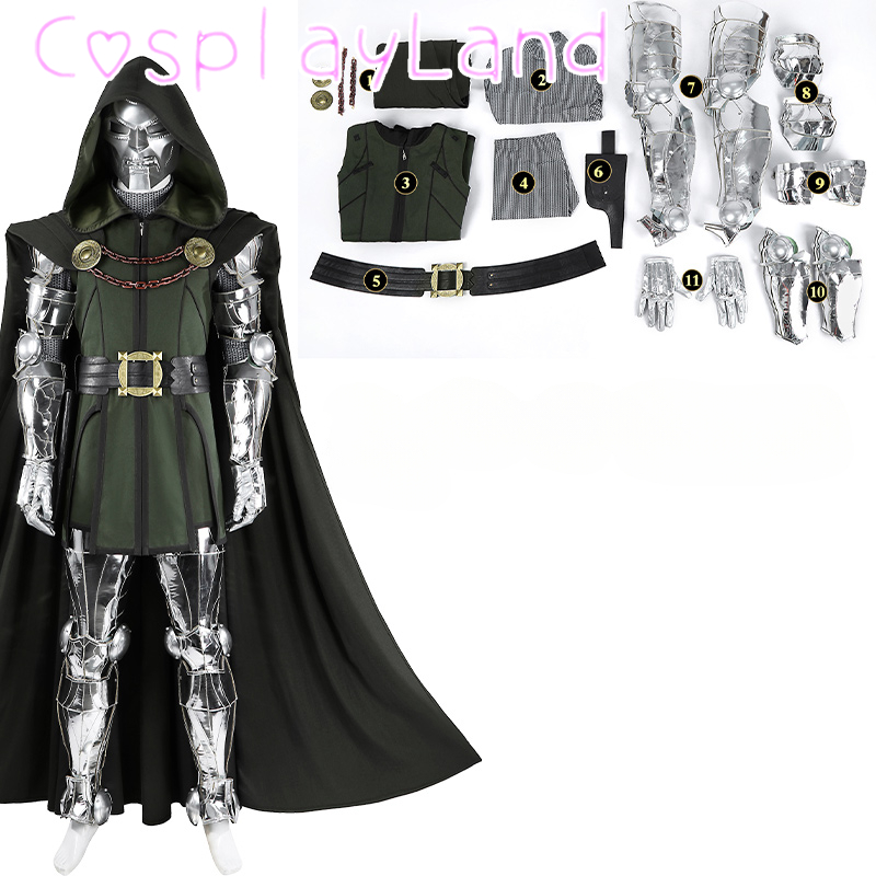 Black Doom Cosplay Costume Adu - Black Face Mask Pack avis et prix