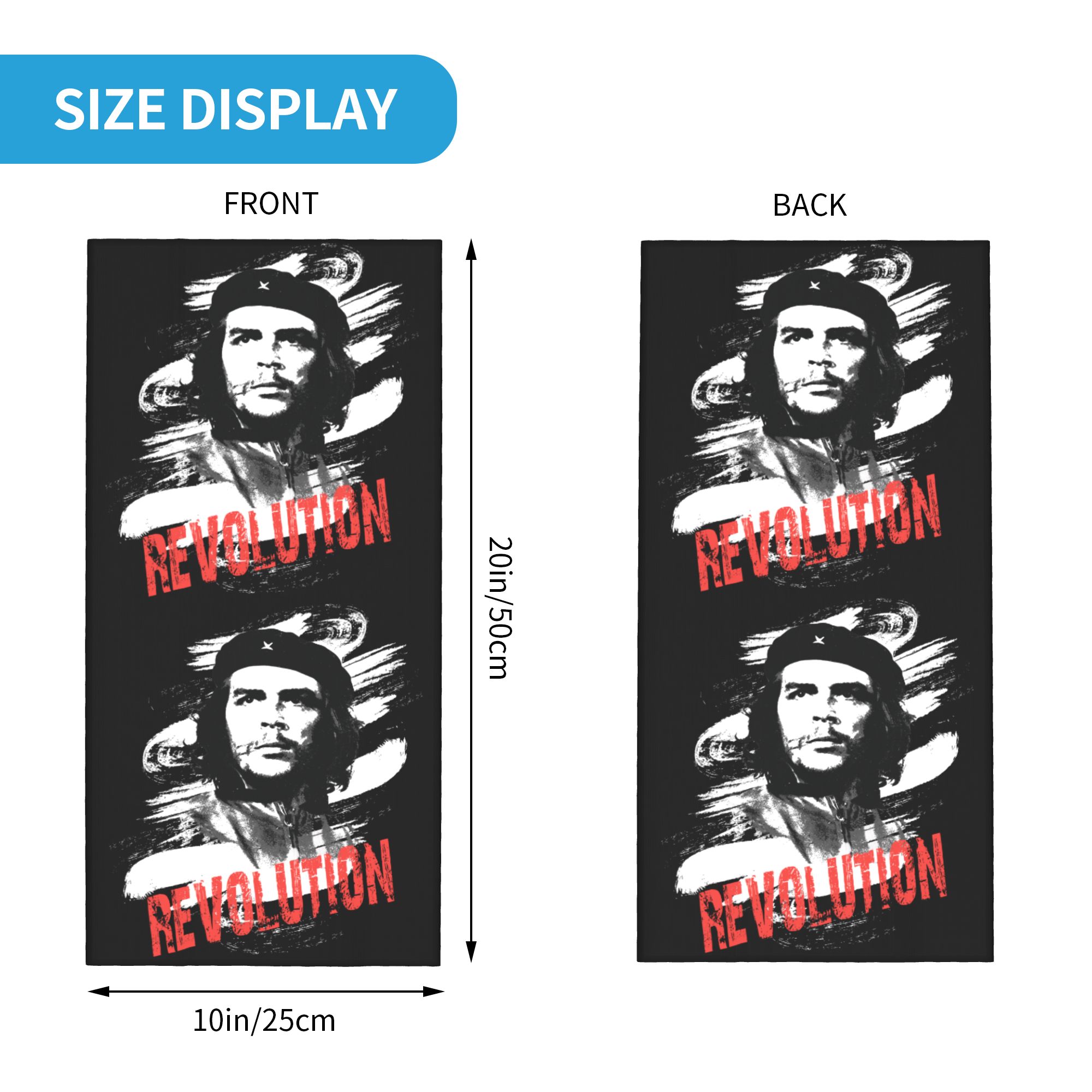 Custom Che Guevara Revolution  - Neck Gaiter Face Cover avis et prix