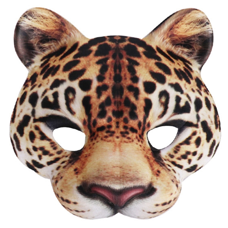 Leopard Mask Party Mask Dress  - Respirator Half Face avis et prix