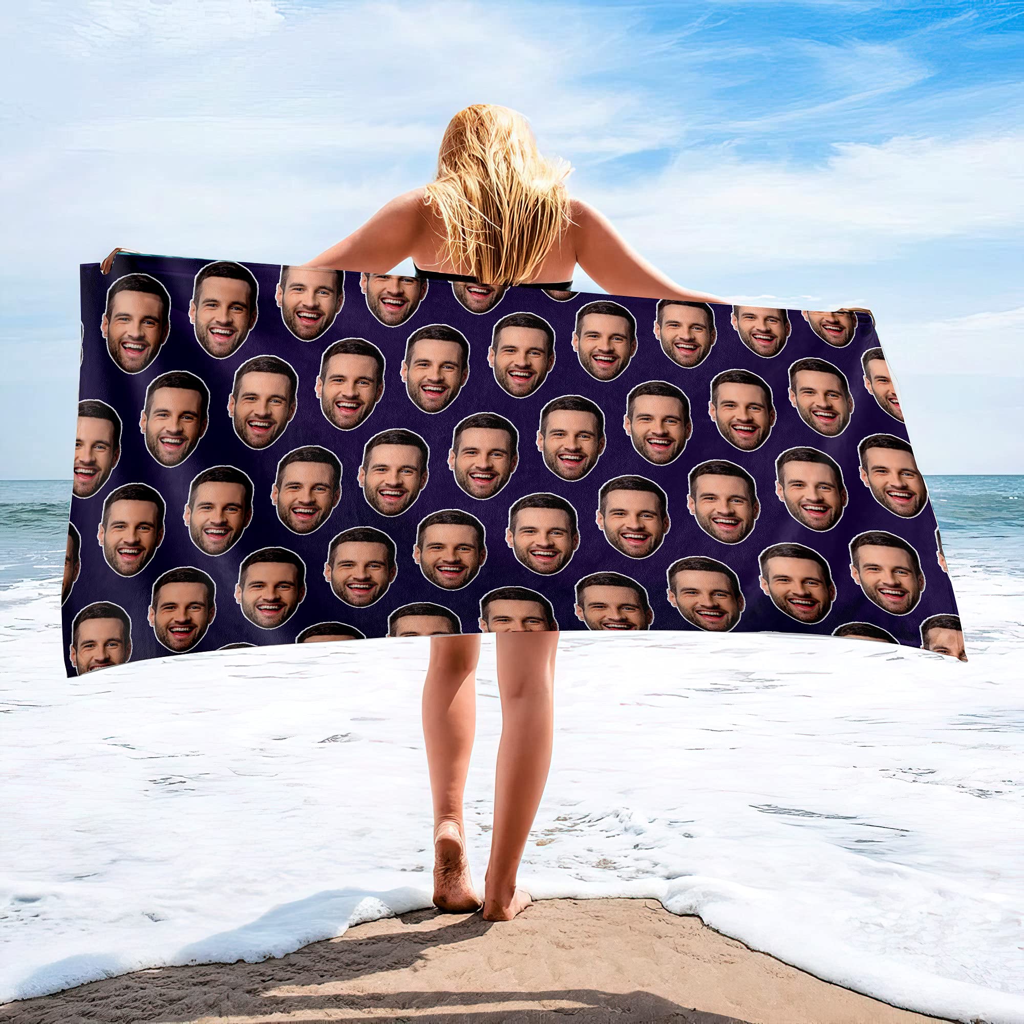 Personalized Beach Towels with - Cloth Face Mask Washable avis et prix