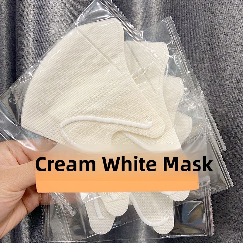 Milk White Breathable Thin Ste - Disposable Surgical Mask avis et prix