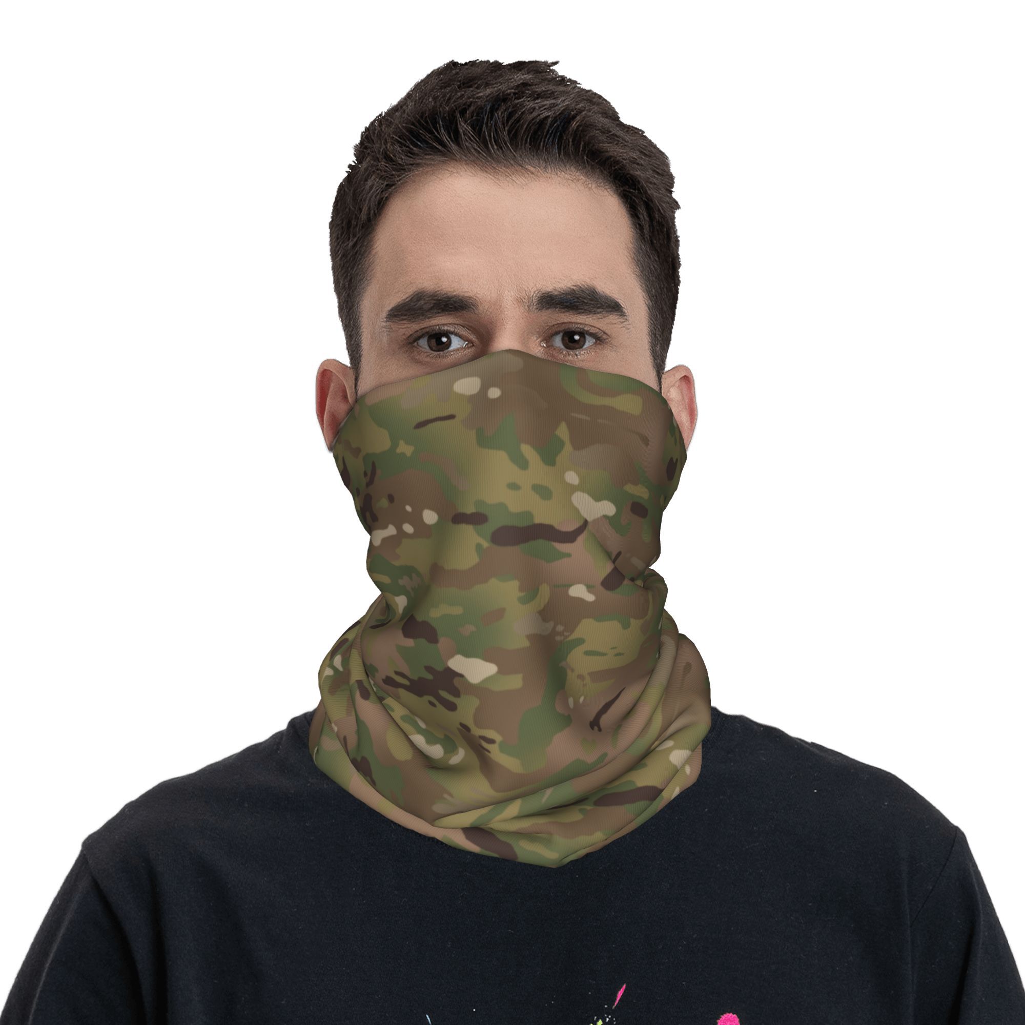 Custom Military Camouflage Pat - Neck Gaiter Face Cover avis et prix