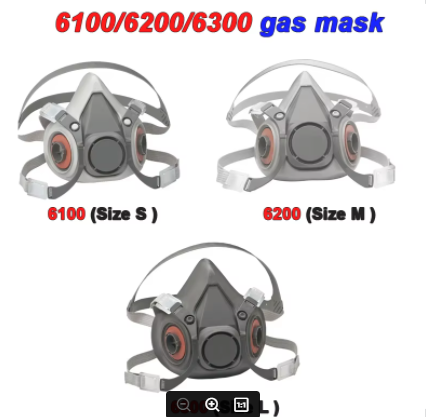 M 6100=S/ 6200=M/ 6300 =L resp - Dust Mask Construction avis et prix