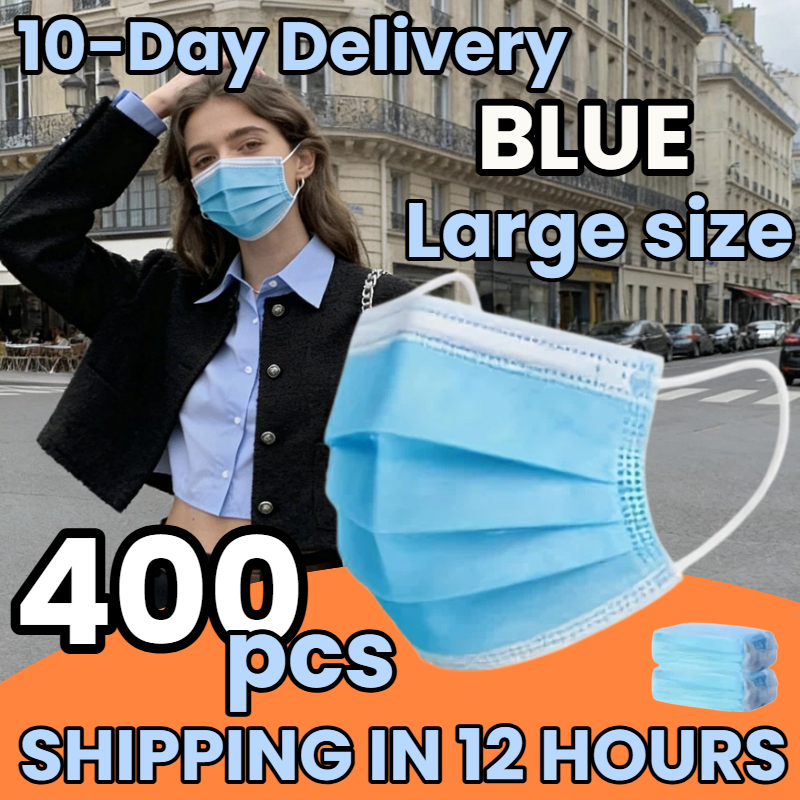 Delivery in 10 Days! 400Pcs Th - Disposable Mask Blue avis et prix