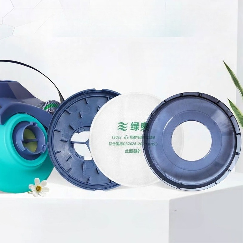 Dual Filter Silicone Half Face - Respirator Half Face avis et prix