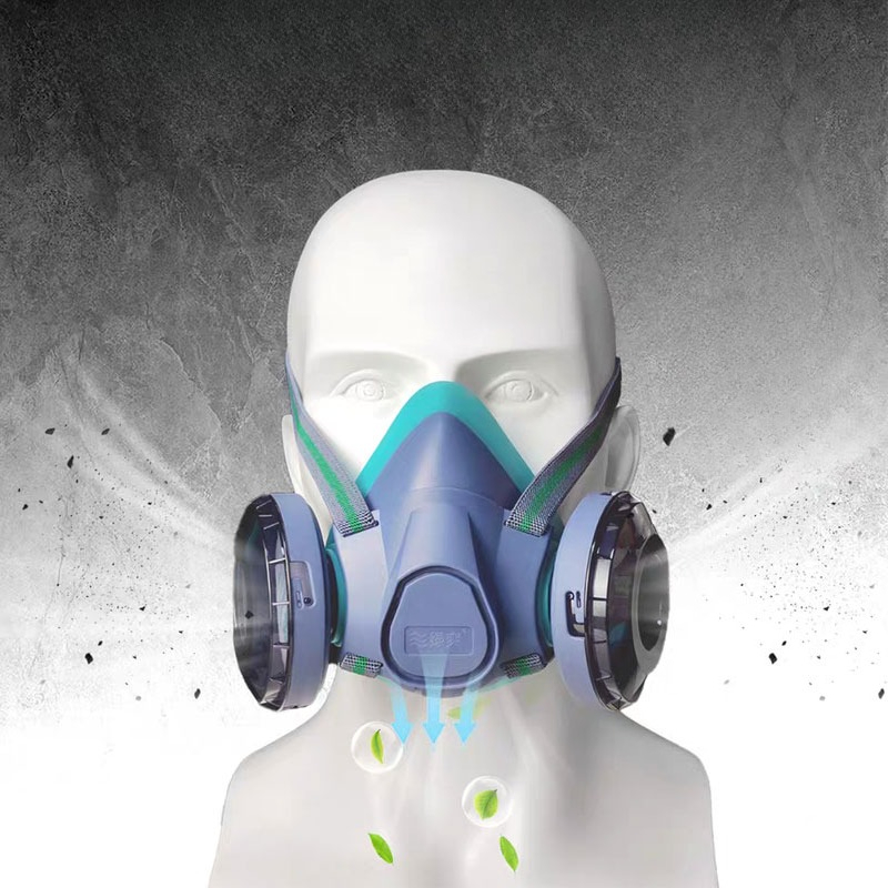 Dual Filter Silicone Half Face - Respirator Half Face avis et prix