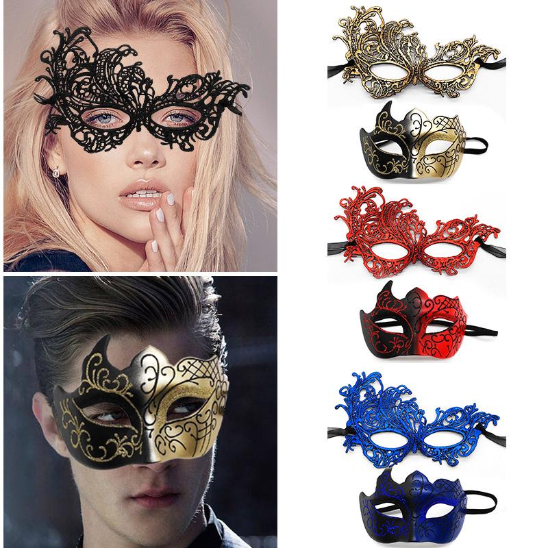HOT! 2pcs Elegant Black Lace M - Black Face Mask Pack avis et prix