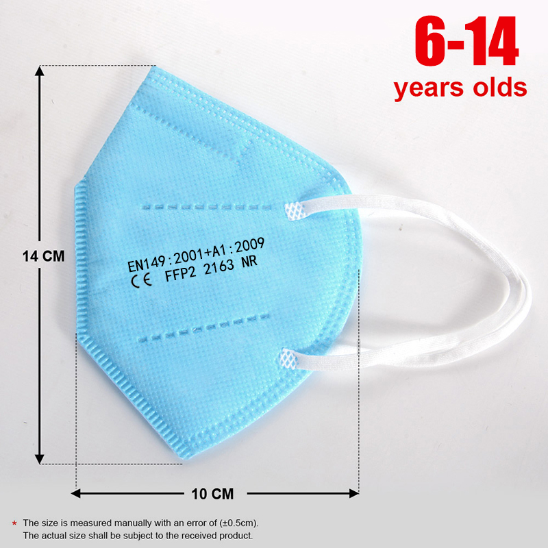 10-100pcs Kids KN95 Mask Child - Disposable Surgical Mask avis et prix