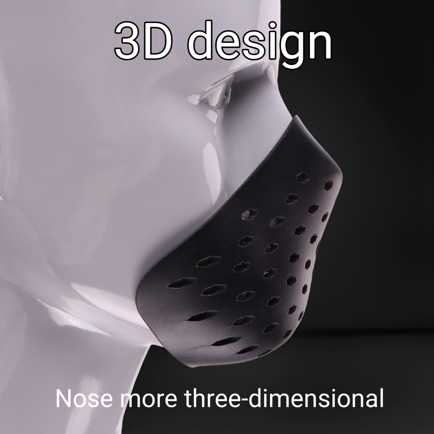 3D Halfface Bracket Silicone M - Silicone Mask Bracket avis et prix