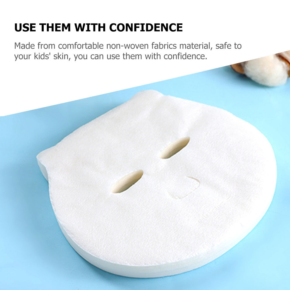 100pcs Baby Mask Paper Facial  - Kids Face Mask avis et prix