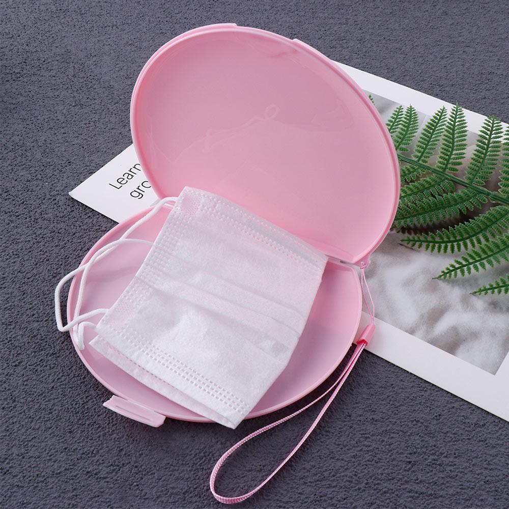 Unisex Portable Semicircle Fac - Face Mask Storage Box avis et prix