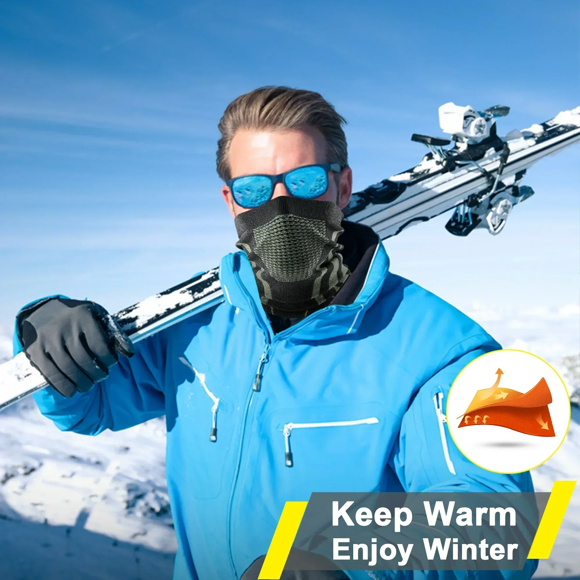 Winter Ring Tube Soft Bandana  - Sports Mask Breathable avis et prix